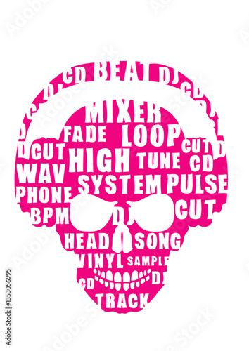 Tete de mort dj jargon musique crane mot