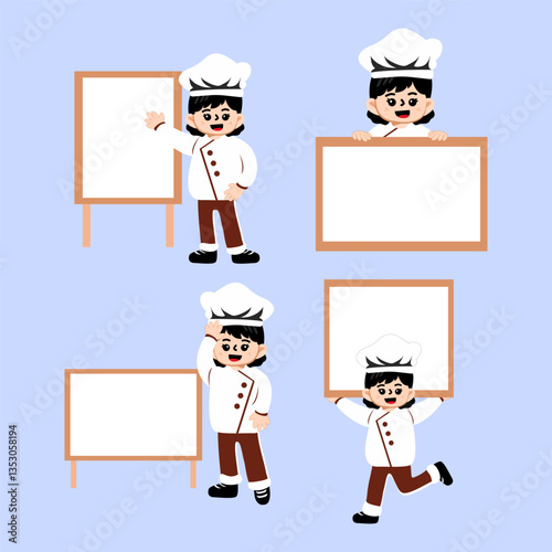 Illustration Kids Cute Wear Costume Profession