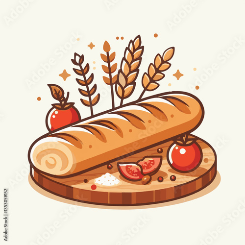 baguette, food, bread, bakery, breakfast, french, bun, meal, fresh, pastry, loaf, wheat, healthy, crust, tasty, nutrition, brown, isolated, flour, bake, organic, background, traditional, delicious, ce