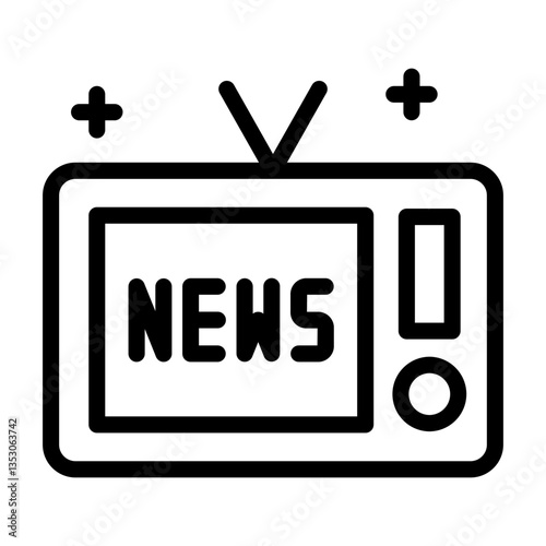 tv Line Icon