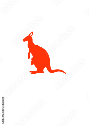 kangourou et son petit animaux