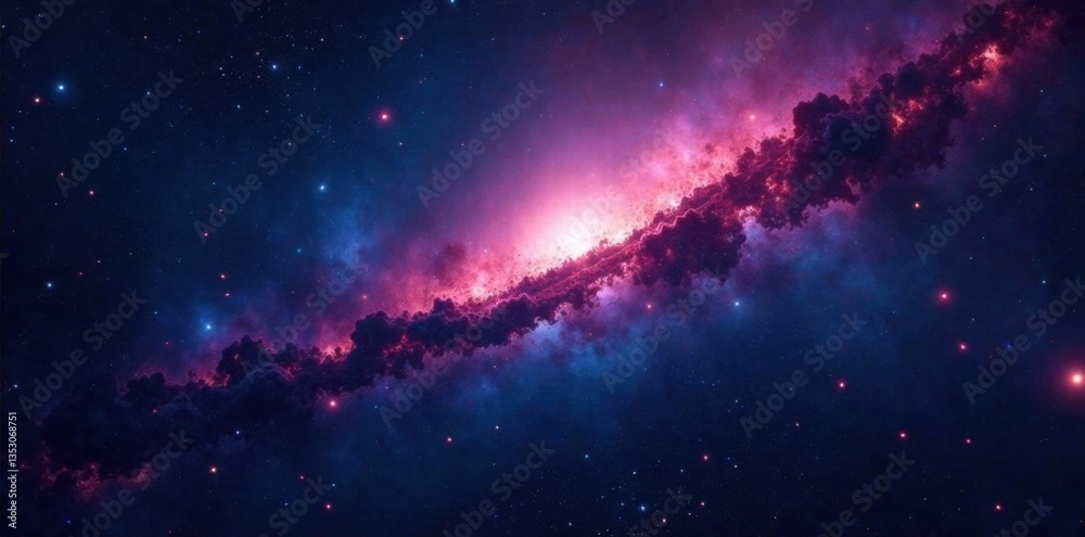 Dark vastness of cosmic space with stars and galaxies, space, universe, galaxy Dark vastness of cosmic space with stars and galaxies, space, universe, galaxy