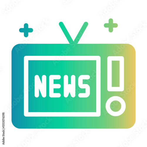 tv Gradient icon