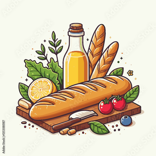 baguette, food, bread, bakery, breakfast, french, bun, meal, fresh, pastry, loaf, wheat, healthy, crust, tasty, nutrition, brown, isolated, flour, bake, organic, background, traditional, delicious, ce