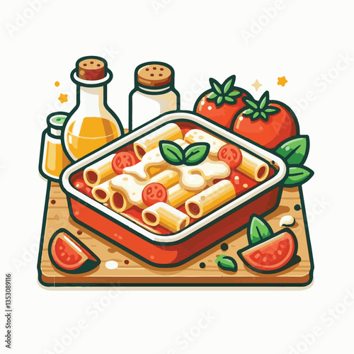 italian, food, sauce, pasta, cheese, dish, cuisine, ziti, tomato, plate, baked, meal, casserole, lunch, homemade, mozzarella, restaurant, basil, marinara, kitchen, dinner, parmesan, cooked, culture, t