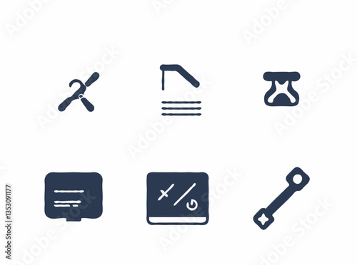 User-Friendly Website Interface Icons - Simple Vector Set