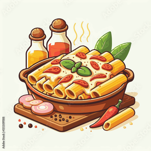 italian, food, sauce, pasta, cheese, dish, cuisine, ziti, tomato, plate, baked, meal, casserole, lunch, homemade, mozzarella, restaurant, basil, marinara, kitchen, dinner, parmesan, cooked, culture, t
