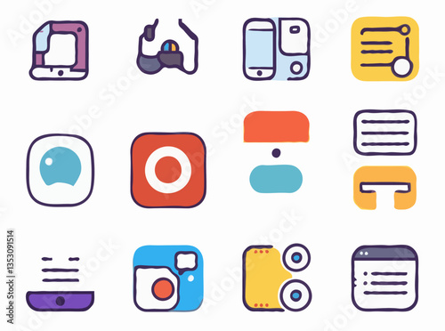 Streamlined App Symbol Pack - Flat Design Web Icons