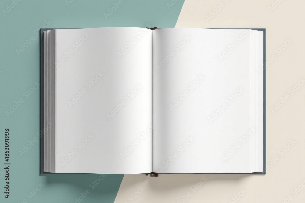 Minimalist vertical album layout with blank pages and empty spaces for customization , layout, clean Minimalist vertical album layout with blank pages and empty spaces for customization , layout, clean