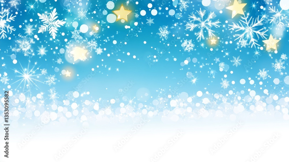 Fototapeta premium Winter Wonderland Background Design