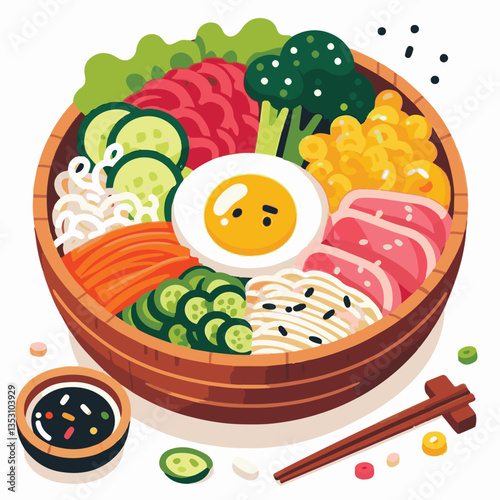 bibimbap, asian, cuisine, meal, healthy, delicious, food, rice, gourmet, korean food, vegetable, cooking, dinner, fresh, colorful, bowl, lunch, traditional, dish, egg, beef, spicy, korean, carrot, mea