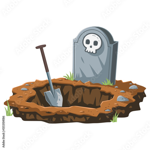 Halloween cemetery with mossy stones��