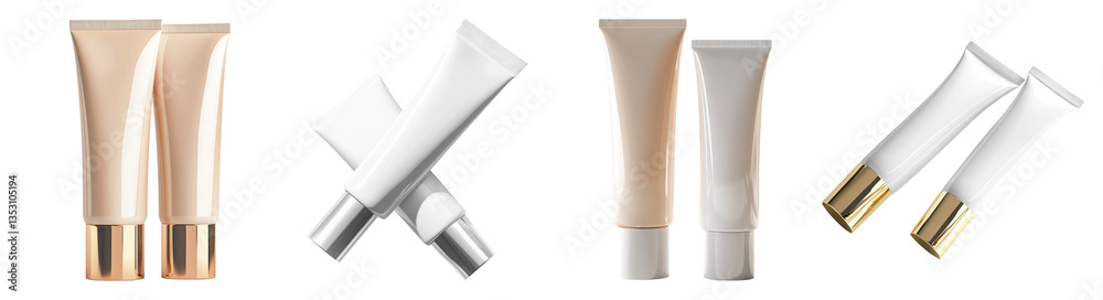 Elegant Collection of Cosmetic Tubes and Cream Containers for Beauty, PNG bundle collection, Isolated on Transparent Background Elegant Collection of Cosmetic Tubes and Cream Containers for Beauty, PNG bundle collection, Isolated on Transparent Background