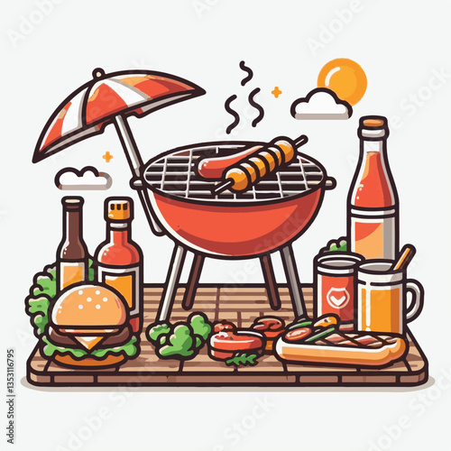 bbq, food, barbecue, grill, party, cooking, meat, picnic, grilling, summer, meal, grilled, cook, beef, cookout, hot, background, barbeque, steak, fire, backyard, pork, flame, delicious, smoke, outdoor