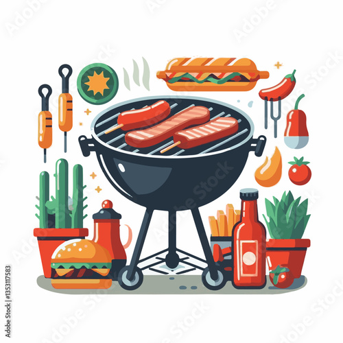 bbq, food, barbecue, grill, party, cooking, meat, picnic, grilling, summer, meal, grilled, cook, beef, cookout, hot, background, barbeque, steak, fire, backyard, pork, flame, delicious, smoke, outdoor