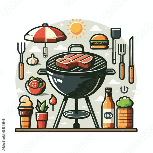 bbq, food, barbecue, grill, party, cooking, meat, picnic, grilling, summer, meal, grilled, cook, beef, cookout, hot, background, barbeque, steak, fire, backyard, pork, flame, delicious, smoke, outdoor