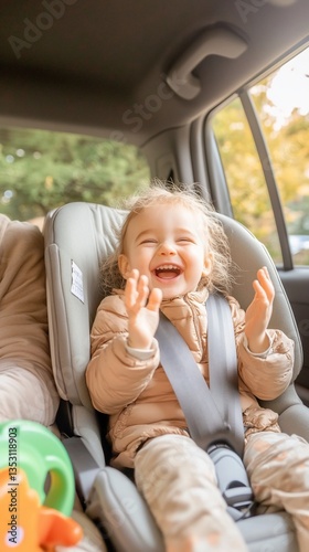 Happy Baby Car Seat Travel Joyful Child