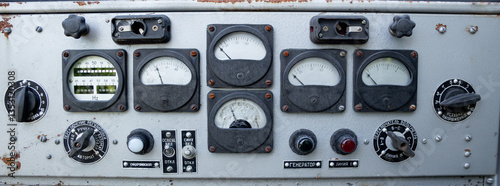 Analog industrial generator control panel