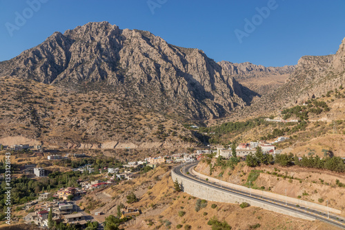 Bild auf Leinwand Lower part of Amedi (Amadiye) town, Kurdistan Region of Iraq