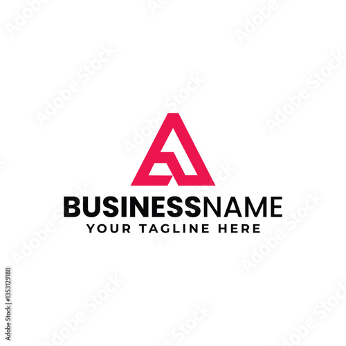 Minimalist Letter A logo design