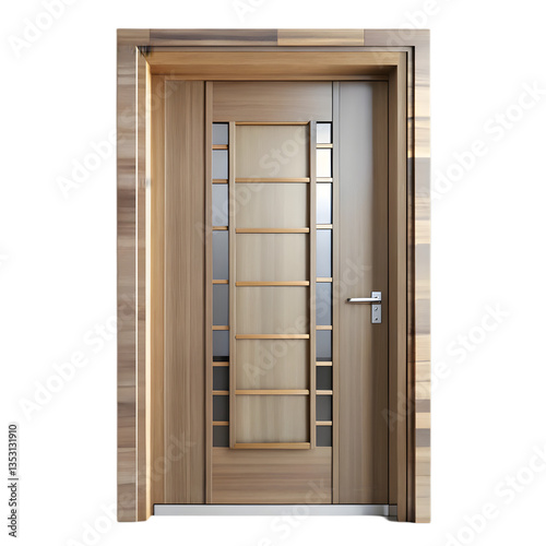 Closed Wooden Door PNG     Transparent Cutout Door Image