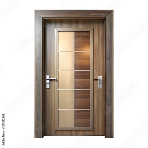 Closed Wooden Door PNG     Transparent Cutout Door Image
