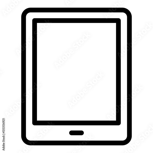 Tablet icon. Vector line icon