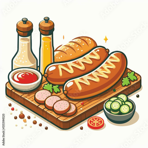 bratwurst, food, delicious, sausage, meat, grilled, meal, lunch, cooked, traditional, barbecue, beef, pork, grill, dinner, german, cooking, eat, bbq, hot, grilling, cuisine, wurst, roasted, bavarian, 