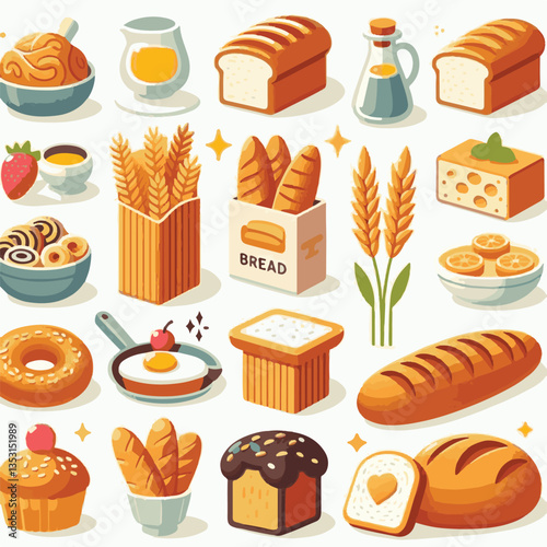 food, bread, breakfast, bakery, healthy, fresh, wheat, loaf, grain, white, isolated, brown, slice, homemade, flour, crust, background, nutrition, meal, delicious, eat, snack, bake, closeup, toast, ill
