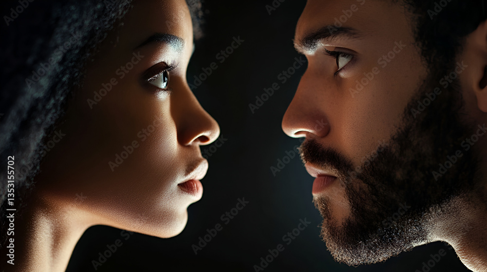 people staring at each other people staring at each other