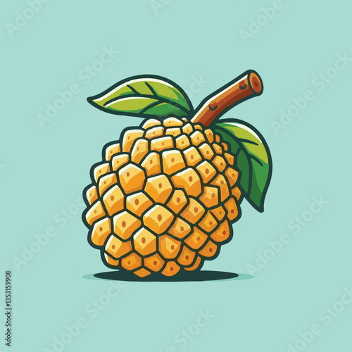 breadfruit, food, background, fresh, nature, tropical, plant, leaf, healthy, fruit, organic, natural, green, exotic, garden, sweet, delicious, vegetarian, agriculture, white, foliage, summer, illustra