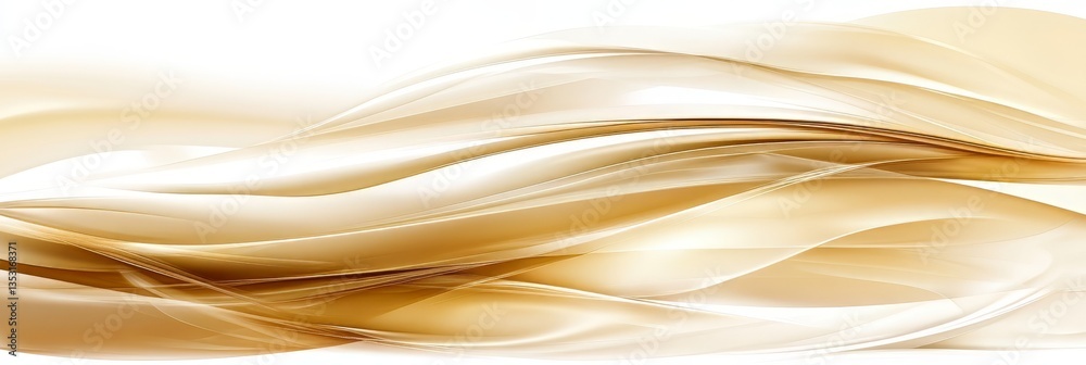 Fototapeta premium A gold and silver wave with many dots. The wave is long and has a lot of detail, Religion Islam. Muslim, Ramadan Mubarak, Eid al Adha, Eid al Fitr. Muslim postcard.
