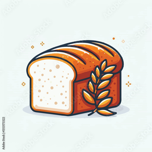 food, bread, breakfast, bakery, healthy, fresh, wheat, loaf, grain, white, isolated, brown, slice, homemade, flour, crust, background, nutrition, meal, delicious, eat, snack, bake, closeup, toast, ill