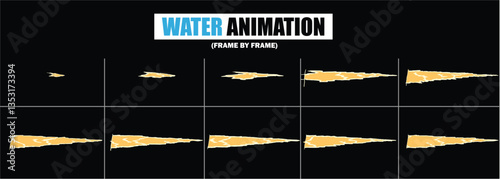 animation sprite sheet of water splash, liquid splashes, dripping water, ripples animation, fountain water fall animation, liquid water explosion, sprite sheet of water, splash effect
