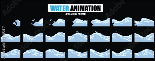 animation sprite sheet of water splash, liquid splashes, dripping water, ripples animation, fountain water fall animation, liquid water explosion, sprite sheet of water, splash effect