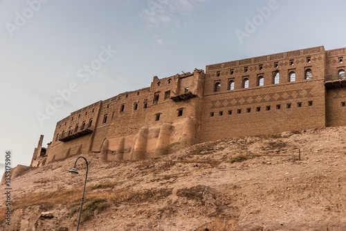 Slika na platnu Walls of the citadel in Erbil (Hawler), Kurdistan Region of Iraq