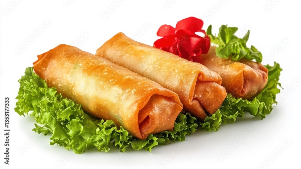 Crispy Spring Roll PNG, Asian Appetizer Art, for Takeout Menus, 4K Texture with Shadow. Crispy Spring Roll PNG, Asian Appetizer Art, for Takeout Menus, 4K Texture with Shadow.
