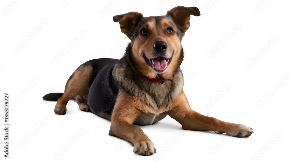 Obraz premium mixed breed dog