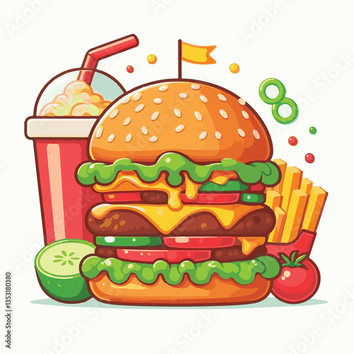 meal, meat, burger, food, fast food, hamburger, beef, delicious, cheese, tasty, snack, cheeseburger, fast, dinner, lunch, bun, restaurant, background, fastfood, american, sandwich, bread, white, lettu