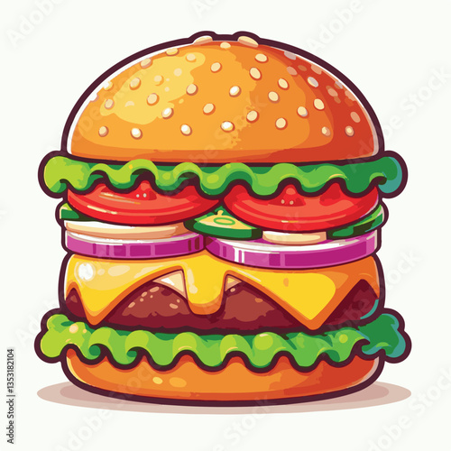 meal, meat, burger, food, fast food, hamburger, beef, delicious, cheese, tasty, snack, cheeseburger, fast, dinner, lunch, bun, restaurant, background, fastfood, american, sandwich, bread, white, lettu