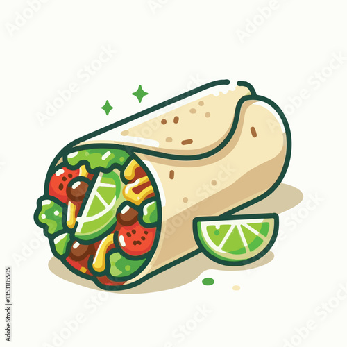 food, meal, restaurant, meat, burrito, menu, fast, delicious, lunch, dinner, snack, mexican, background, dish, beef, chicken, salad, isolated, grilled, bread, wrap, vegetable, set, collection, plate, 
