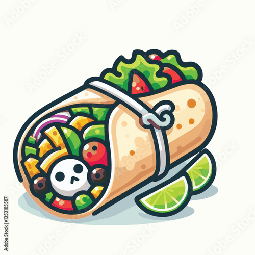 food, meal, restaurant, meat, burrito, menu, fast, delicious, lunch, dinner, snack, mexican, background, dish, beef, chicken, salad, isolated, grilled, bread, wrap, vegetable, set, collection, plate, 