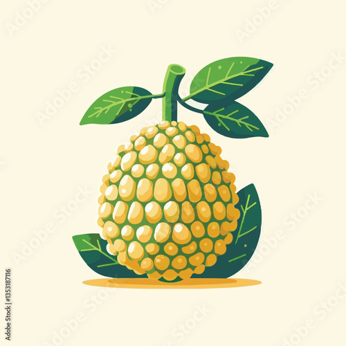 breadfruit, food, background, fresh, nature, tropical, plant, leaf, healthy, fruit, organic, natural, green, exotic, garden, sweet, delicious, vegetarian, agriculture, white, foliage, summer, illustra