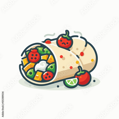food, meal, restaurant, meat, burrito, menu, fast, delicious, lunch, dinner, snack, mexican, background, dish, beef, chicken, salad, isolated, grilled, bread, wrap, vegetable, set, collection, plate, 
