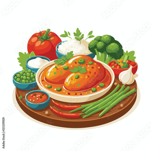 food, dinner, delicious, indian, chicken, traditional, cuisine, dish, meal, butter chicken, spicy, curry, restaurant, lunch, meat, rice, asian, tikka, masala, bowl, recipe, background, plate, tasty, c