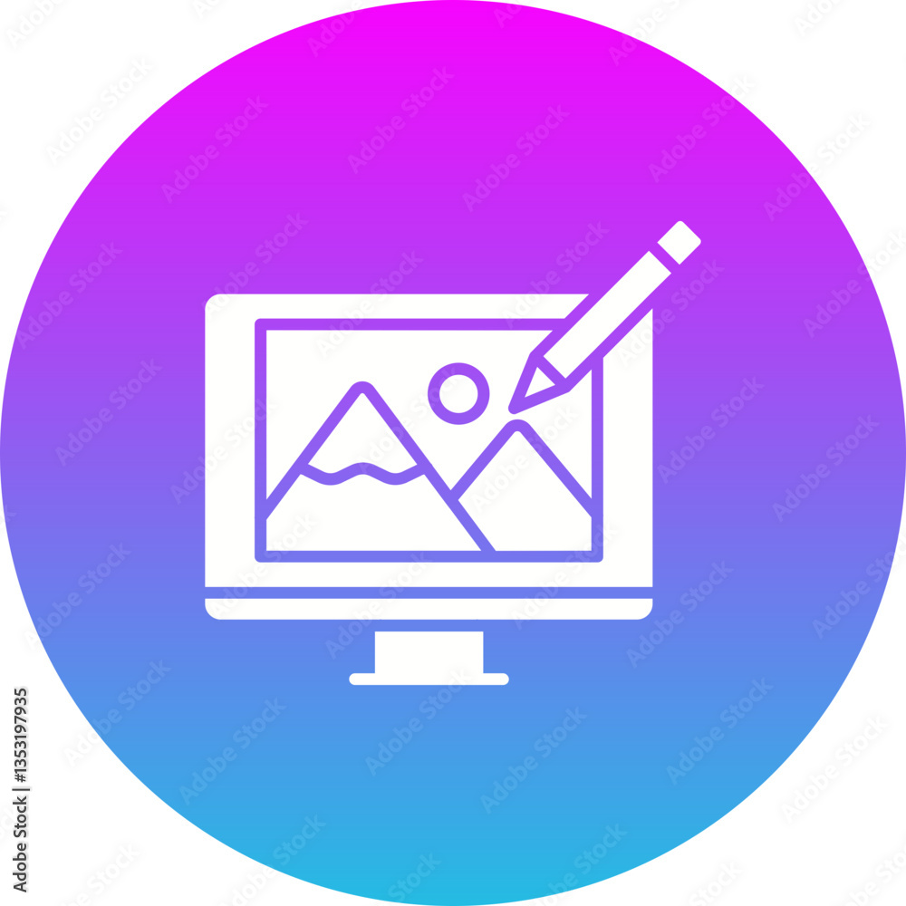 Graphic editor Icon Graphic editor Icon