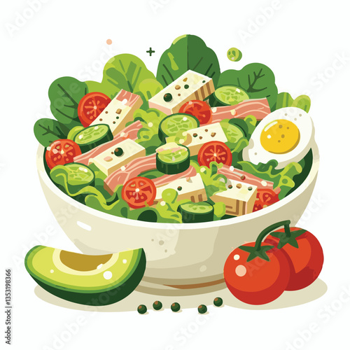 healthy, lunch, food, cheese, meal, lettuce, fresh, salad, green, gourmet, bread, parmesan, delicious, sauce, vegetable, dinner, caesar, bowl, chicken, appetizer, cuisine, dish, crouton, grilled, plat