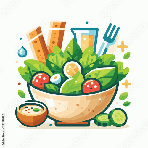healthy, lunch, food, cheese, meal, lettuce, fresh, salad, green, gourmet, bread, parmesan, delicious, sauce, vegetable, dinner, caesar, bowl, chicken, appetizer, cuisine, dish, crouton, grilled, plat