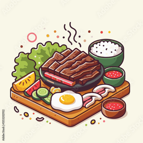 cuisine, meal, dish, meat, bulgogi, delicious, dinner, restaurant, beef, cooking, lunch, traditional, food, healthy, gourmet, asian, background, menu, spicy, plate, bbq, korean, korean food, barbecue,