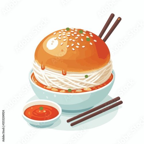 meat, cuisine, food, asian, delicious, lunch, sauce, fresh, meal, vietnamese, traditional, noodle, soup, pork, hanoi, vietnam, vegetable, grilled, dish, vermicelli, bun cha, chopsticks, bun, backgroun
